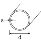 Stahlrohr 121x20 - S355J2H, nahtlos  *B*