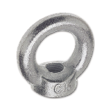 Ringmutter DIN 582: M10 - STAHL, verzinkt (C15E 230kg) (StP25)