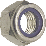 Sicherheitsmutter DIN 985: M10 - NIRO - 25 Stk/Pkg (StP200)