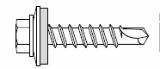 Bohrschraube f. Trapezblech E-X BOHR 2 16:  5,5x25 - BL 3,50 mm - NIRO A2 (Metall) - 100 Stk/Pkg
