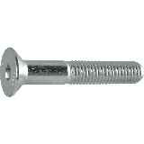 Senkschrauben (ISK) ISO 10642: 8x40 - STAHL, verzinkt - 200 Stk/Pkg