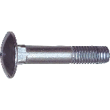 Torbandschraube DIN 603: 10x50 - STAHL, verzinkt - 100 Stk/Pkg